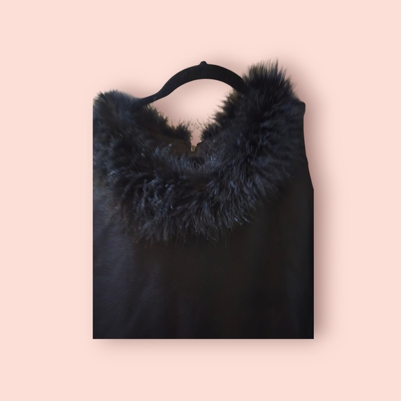 Sonia Rikiel Elegant Black Sleeveless Nightgown - Picture 2 of 2